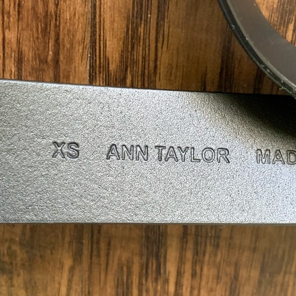 Ann Taylor wide leather Trouser belt main image 13